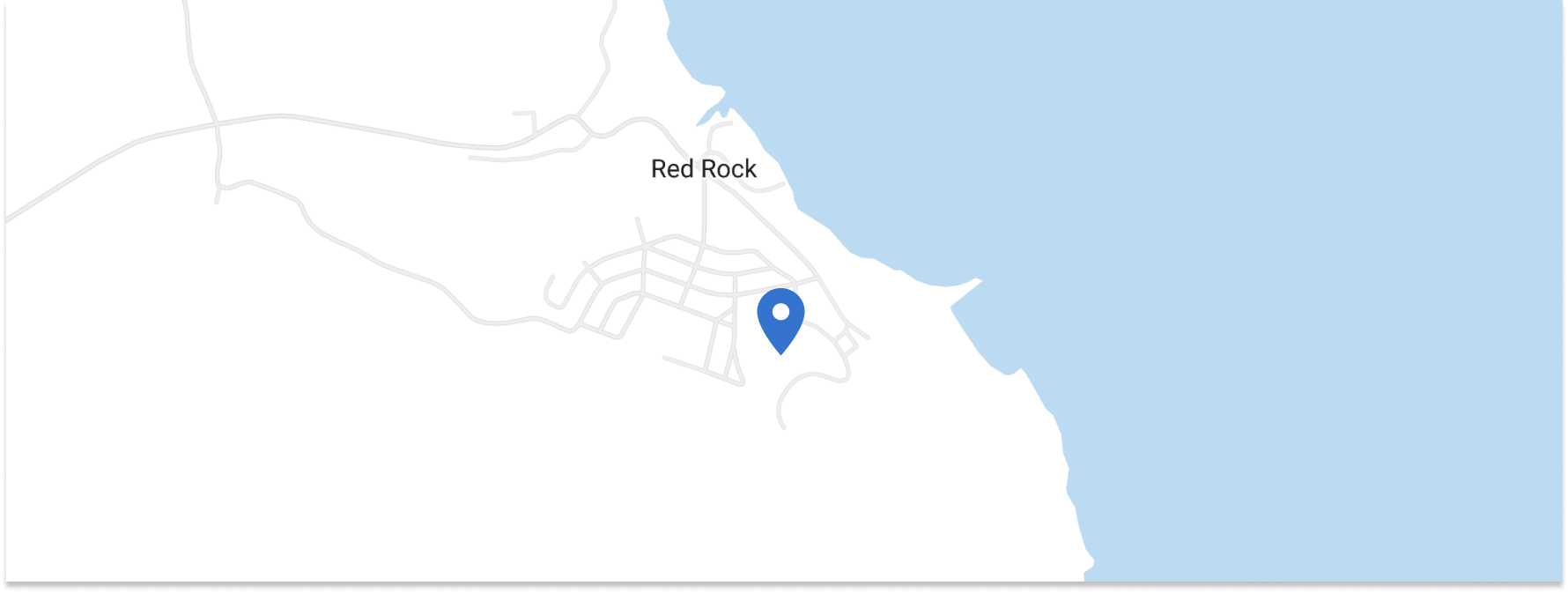Red Rock BESS Project Location with Blue Pin